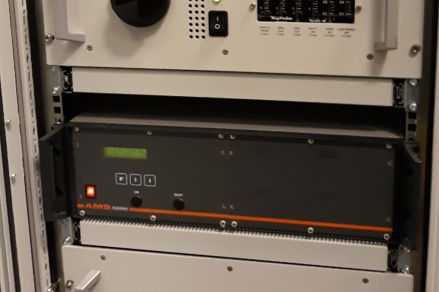 On-site service gasanalyse systemen.